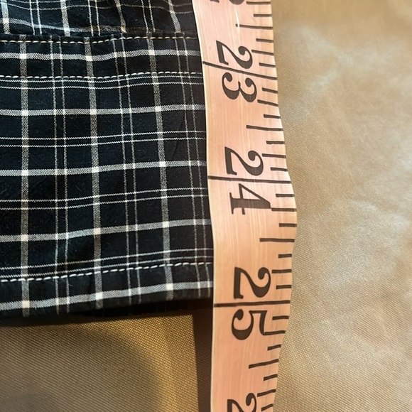 Ralph Lauren Men’s Big Plaid Casual Dress Shirt in Black and White size 3XB - Picture 10 of 14